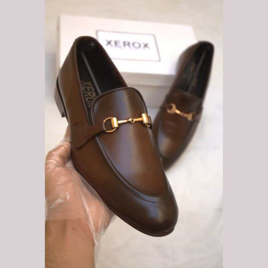 Horsebit plain penny loafers